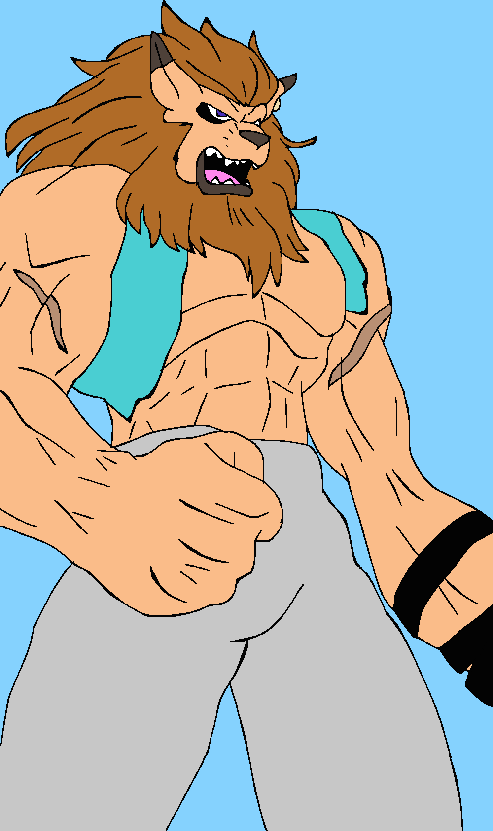 Rick transform into Leomon by Mojo1985 on DeviantArt