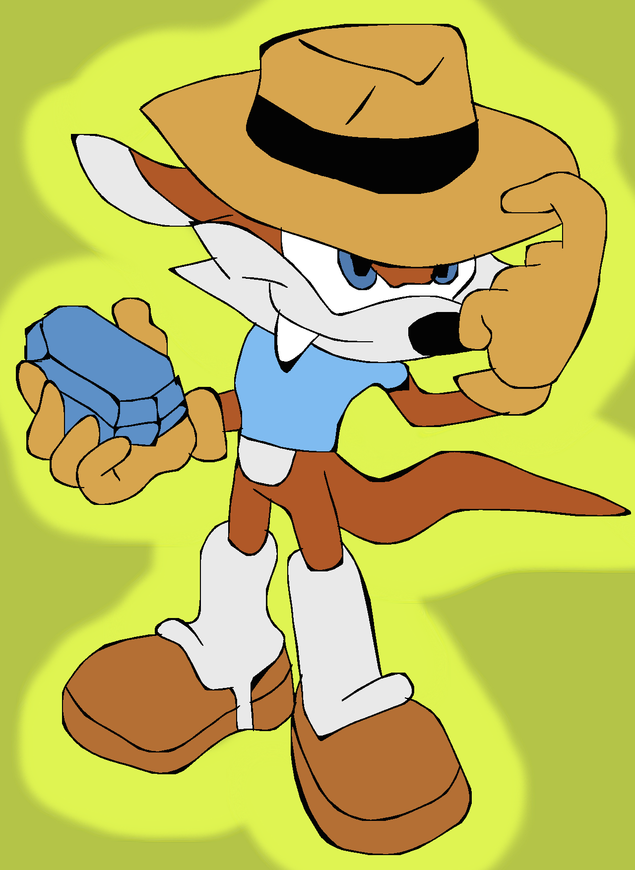 Rick transforming into a mobian Weasel by Mojo1985 on DeviantArt
