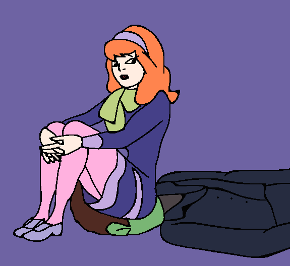 Daphne Blake face sitting on the green werewolf by Mojo1985 on DeviantArt