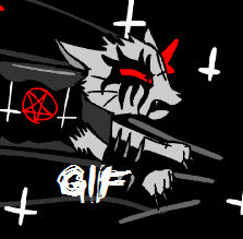 Black Metal Nyan Cat Satanist Click Here Gif By W O T A N On