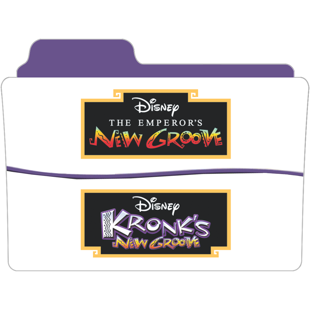 Emperor's and Kronk's New Groove Folder Icon by FluffyMocha006 on
