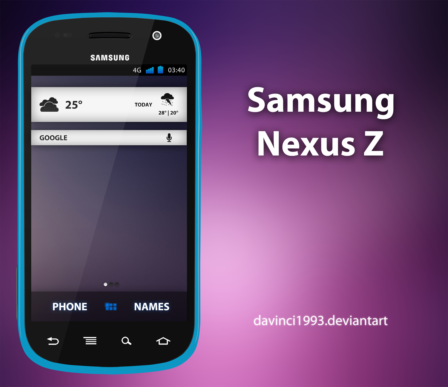 Samsung Nexus Z: PSD + PNG + ICO