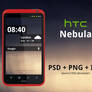 HTC Nebula: PSD + PNG + ICO
