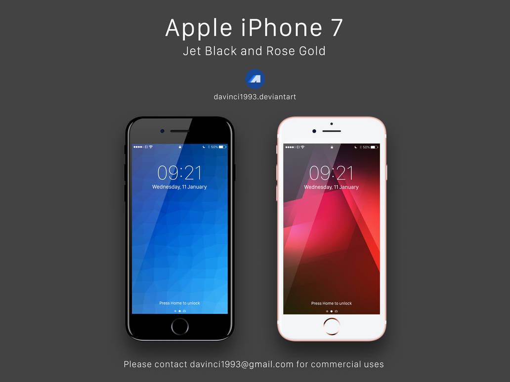 Apple iPhone 7: PSD and Mockup