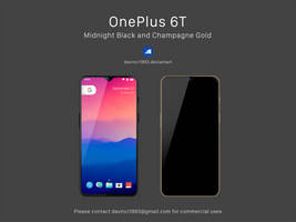 OnePlus 6T: PSD and Mockup