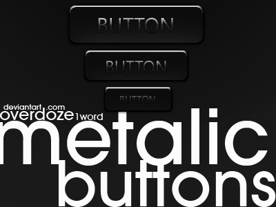 Metalic buttons