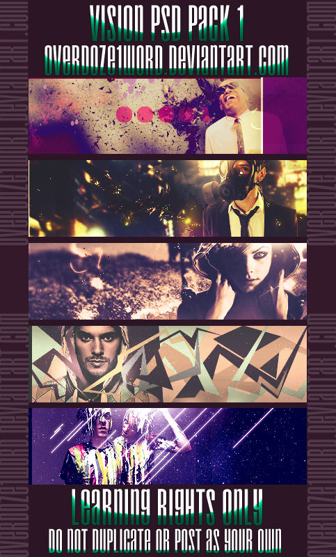 Vision PSD PACK 1 by OverdozeCreatives on DeviantArt