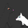 Darkheart and Whitepaw