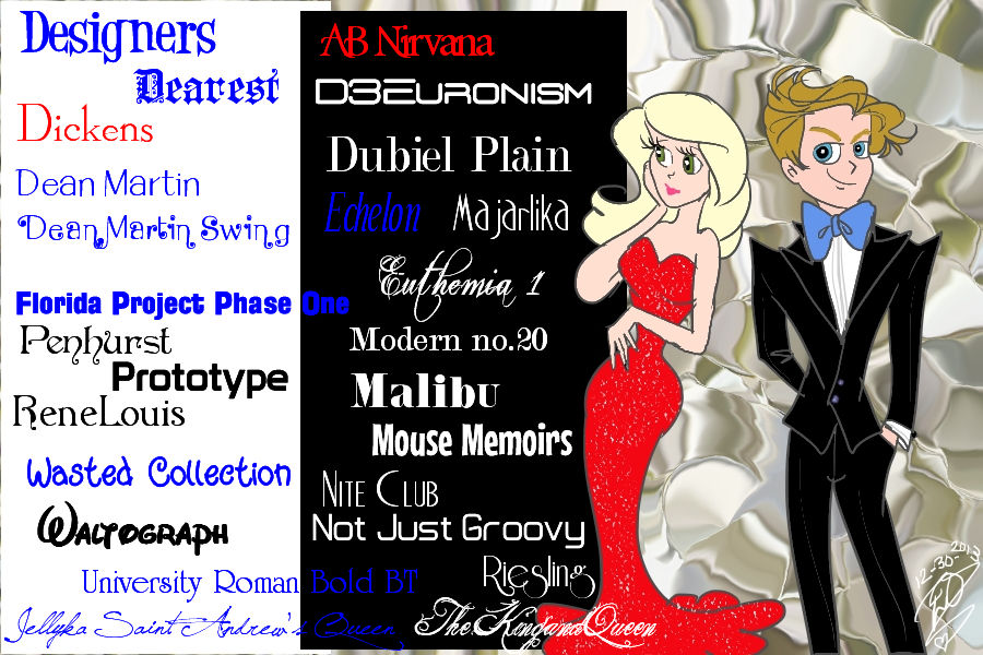 Fashionable and Fun Fonts by E-Ocasio on DeviantArt