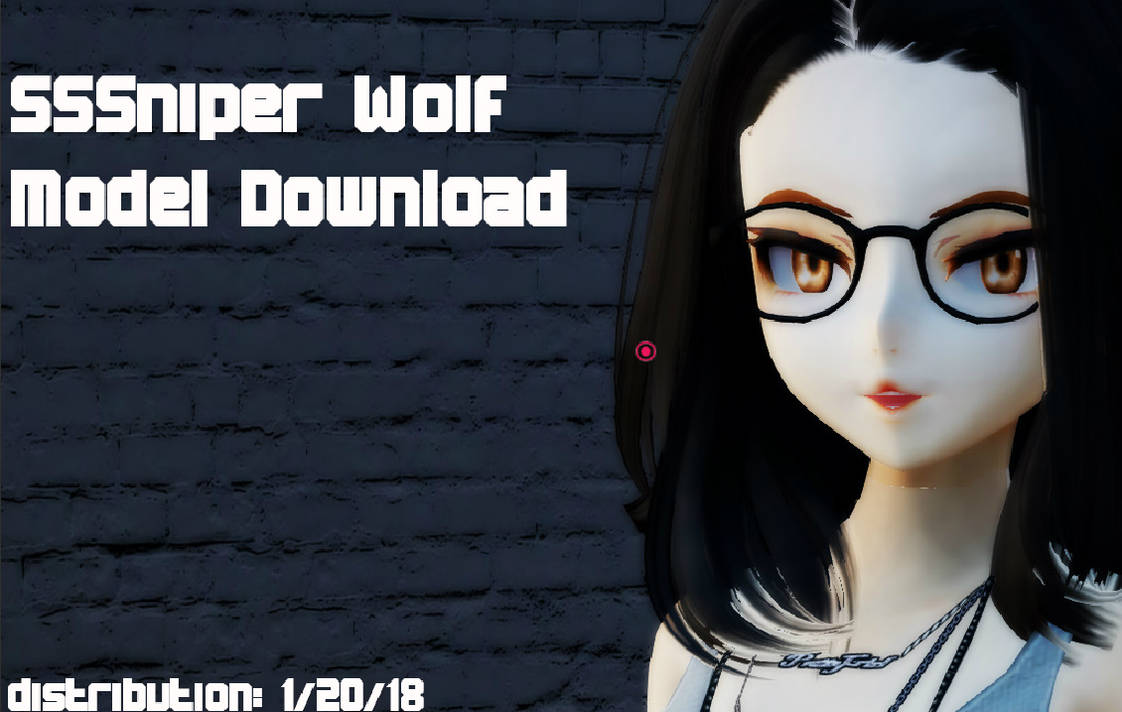 MMD Youtube  SSSniperwolf Model Download! by KawaiiChans on DeviantArt