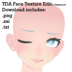 MMD_DL_TDA Face Texture Edit