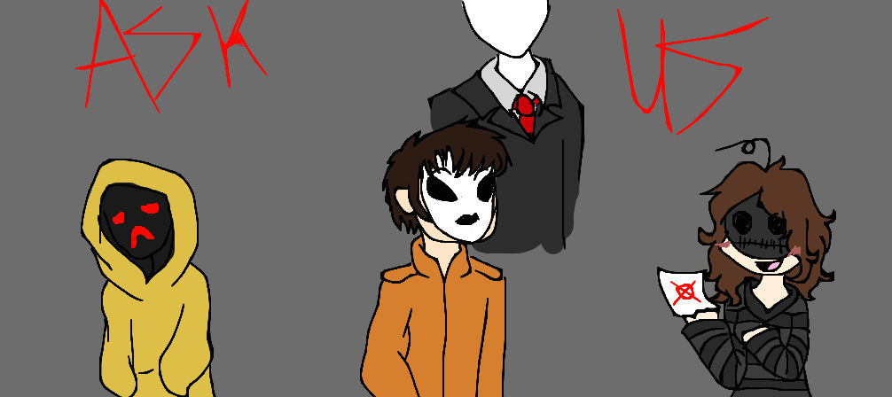 Ask Masky, Hoodie, Slenderman, and Angi by Greenland-Angelica-J on ...