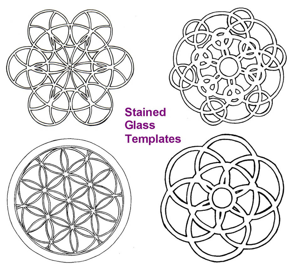 Stained Glass Templates by Luscara Nature Stock on DeviantArt