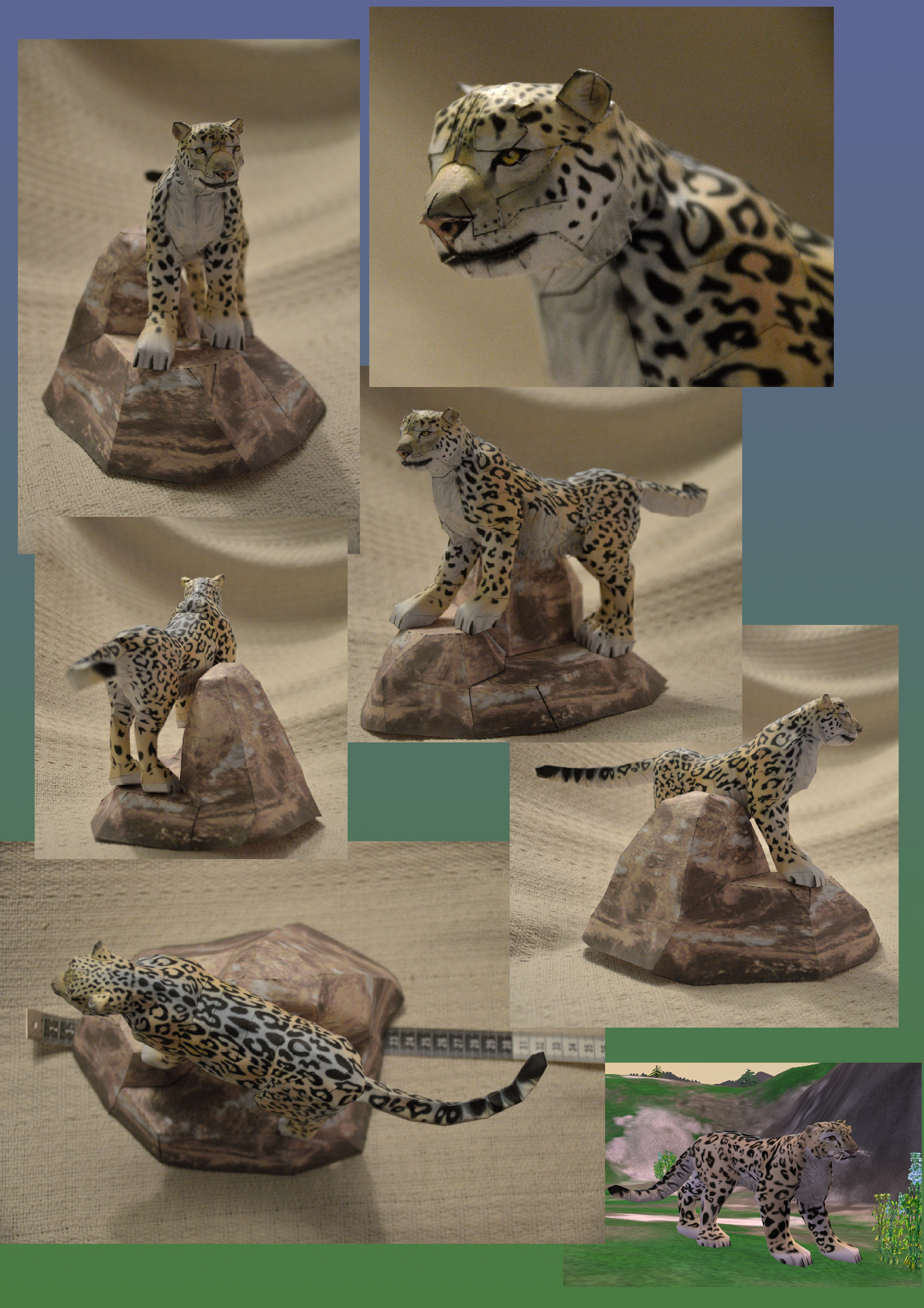 Zoo Tycoon Paper Collection - Snow Leopard by DrWheelieMobile on DeviantArt