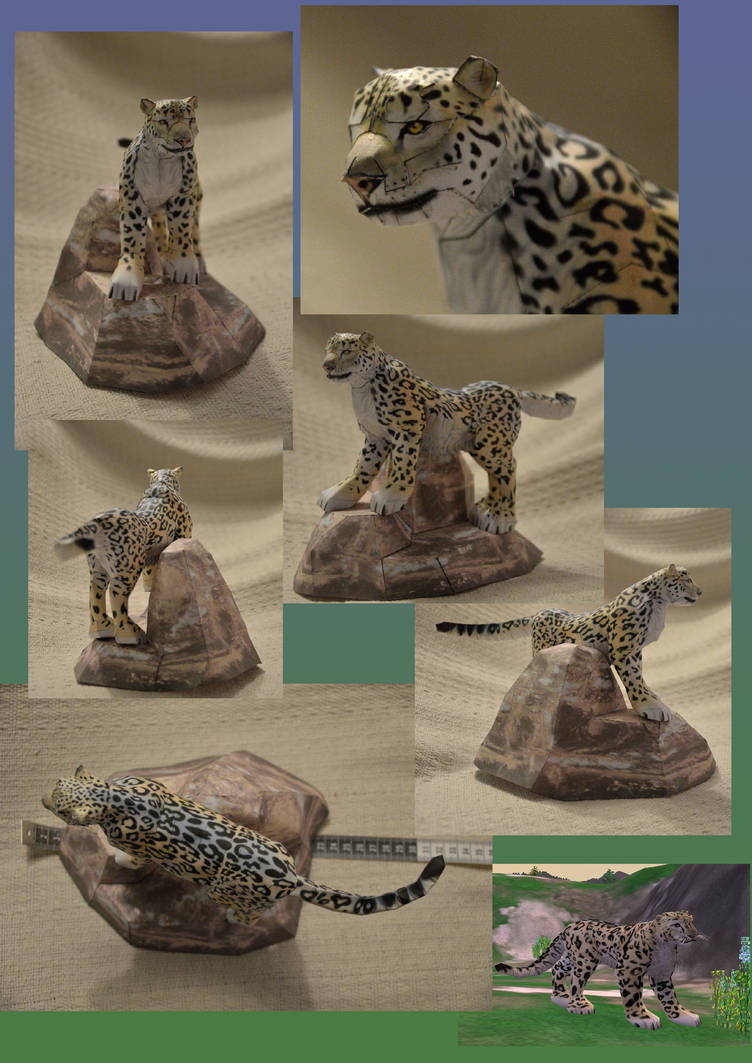 Zoo Tycoon Paper Collection - Snow Leopard by