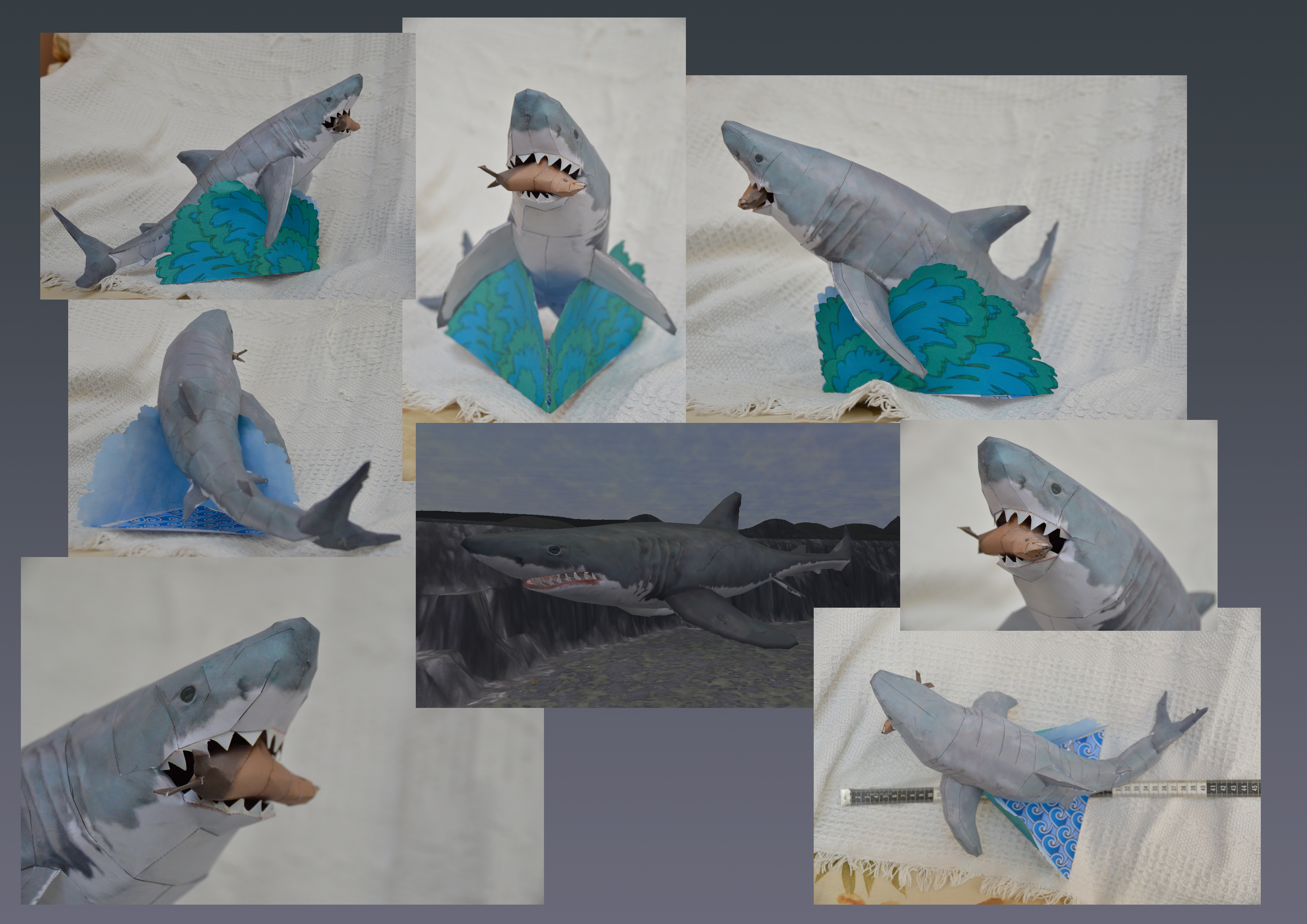 Zoo Tycoon Paper Collection - Great White Shark