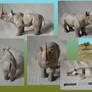 Zoo Tycoon Paper Collection - White Rhinoceros