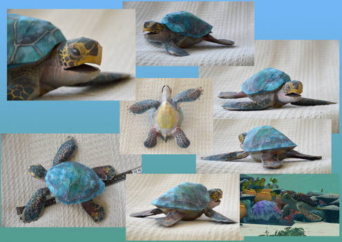 Zoo Tycoon Paper Collection - Green Sea Turtle