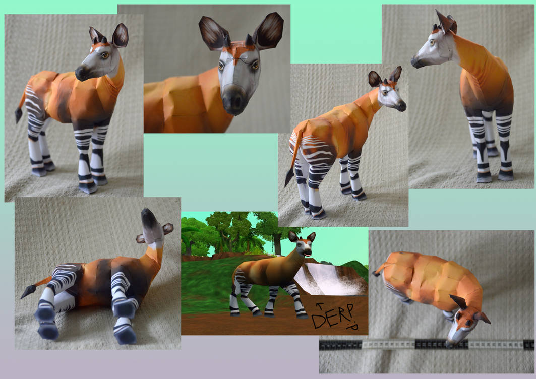 Zoo Tycoon Paper Collection Okapi by DrWheelieMobile on DeviantArt