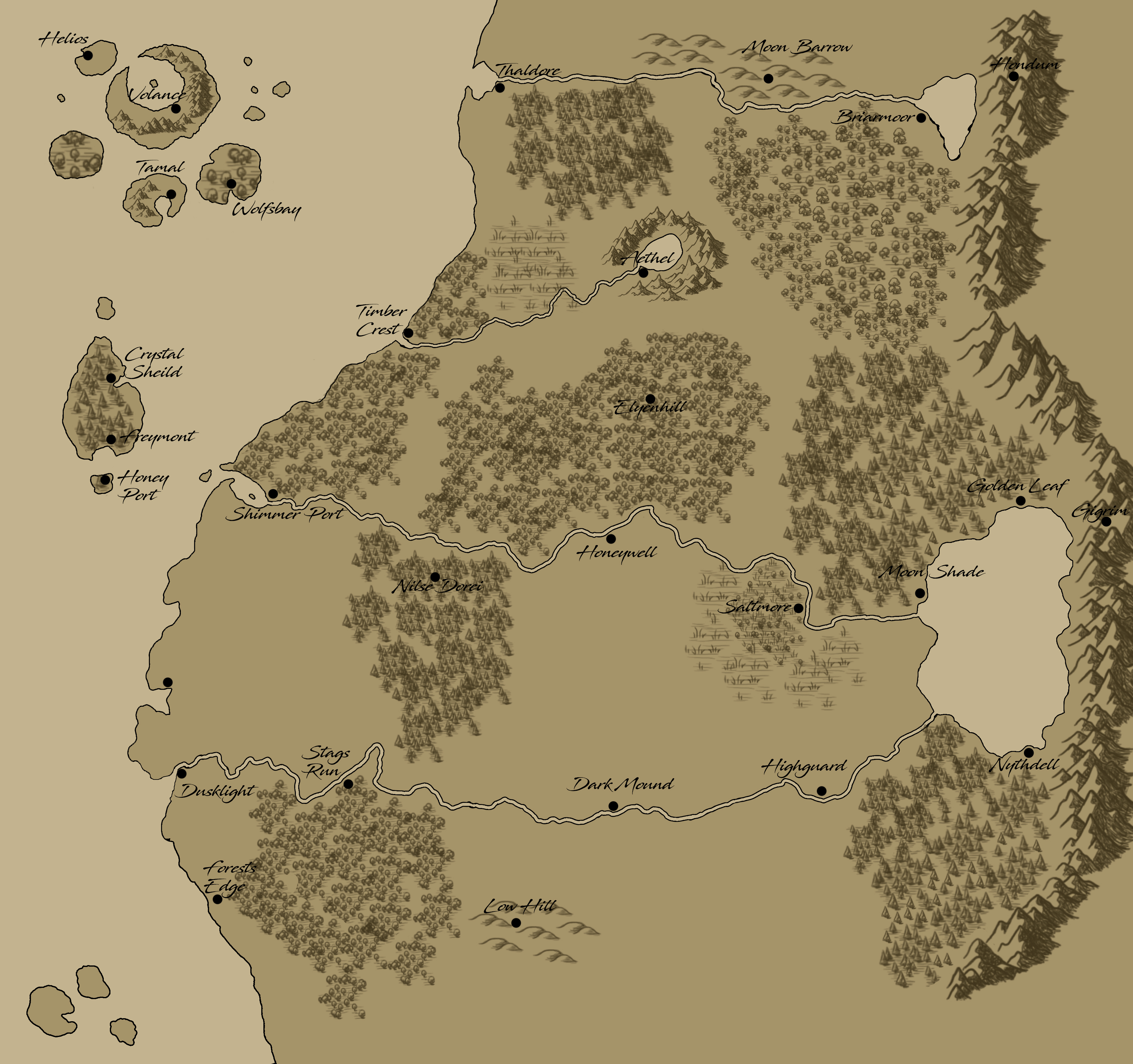 The Kingdom of Edrael by Helnara on DeviantArt