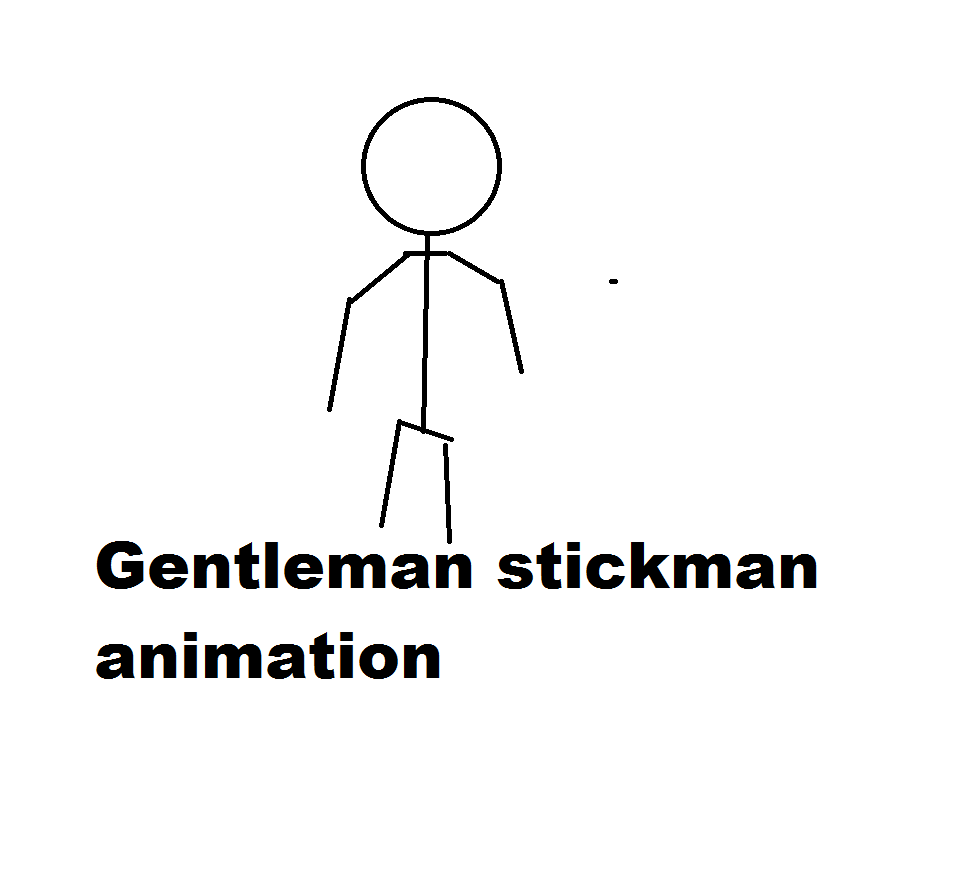 gentleman stickman animation practice