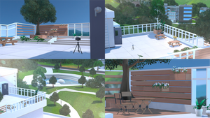 [ZEPETOxMMD] School Rooftop stage [DOWNLOAD]