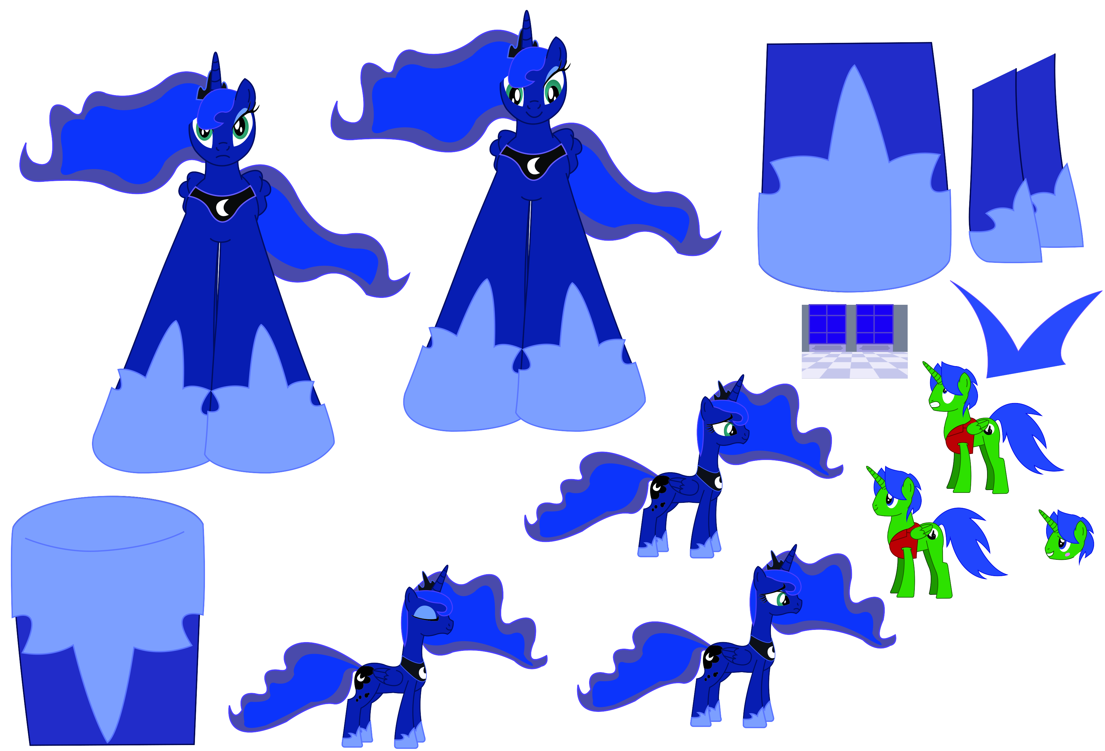Pony Vectors 2 (Update) by VanillaBeam on DeviantArt