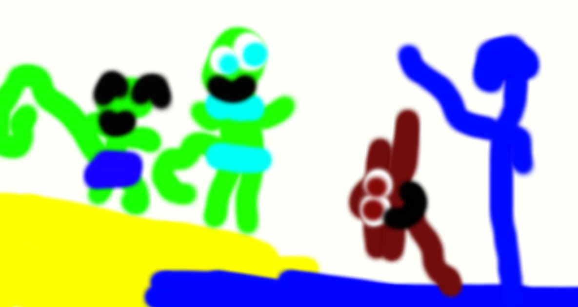 me and friends are at the beach by expertjdsells on DeviantArt