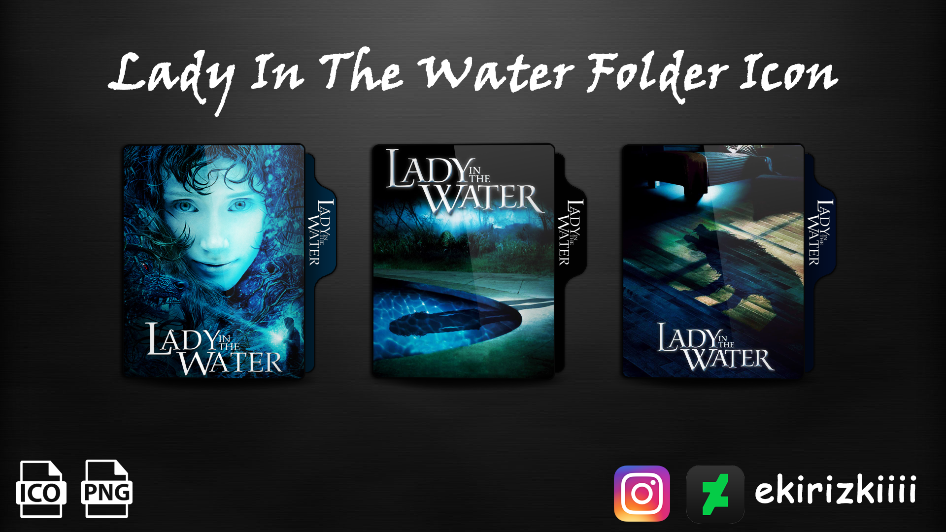 Lady In The Water (2006) Folder Icon by ekirizkiiii on DeviantArt