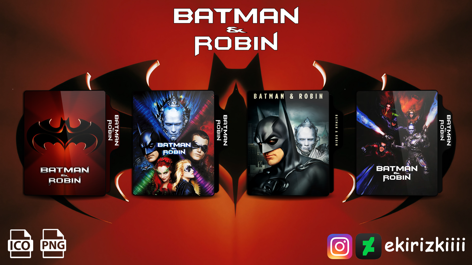 Batman and Robin (1997) Folder Icon by ekirizkiiii on DeviantArt