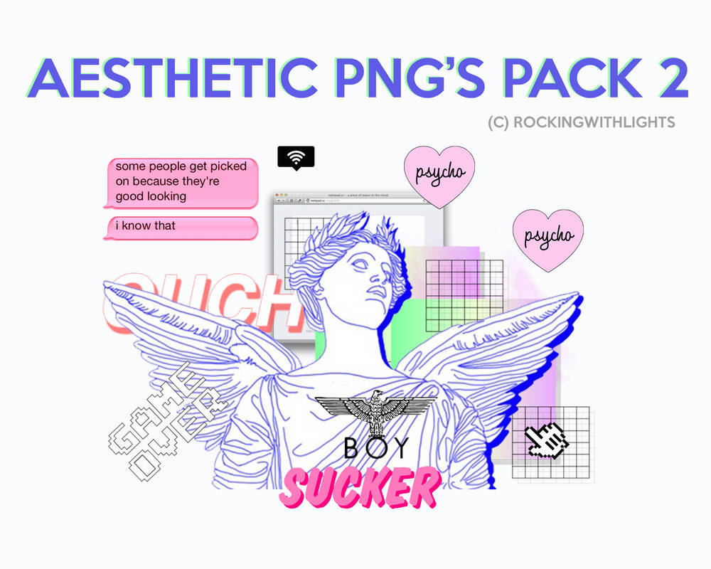 Aesthetic Png S Pack 2 By Rockingwithlights On Deviantart