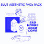 || BLUE AESTHETIC PNGs PACK ||