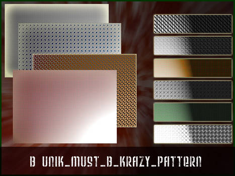 B Unik Must B Krazy Pattern