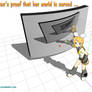 MMD Accessory - curved screen capture display