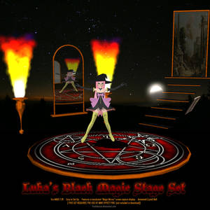 MMD Luka's Black Magic Stage Set