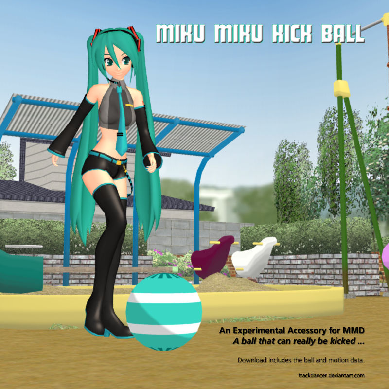 MMD Accessory Kickable Football by Trackdancer on DeviantArt
