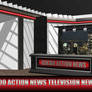 MMD GAN TV News Desk Stage Set