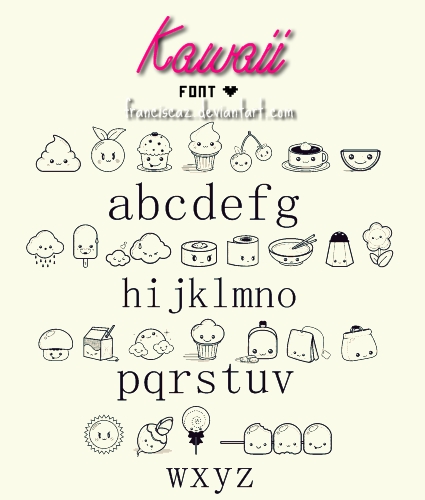 Font Kawaii