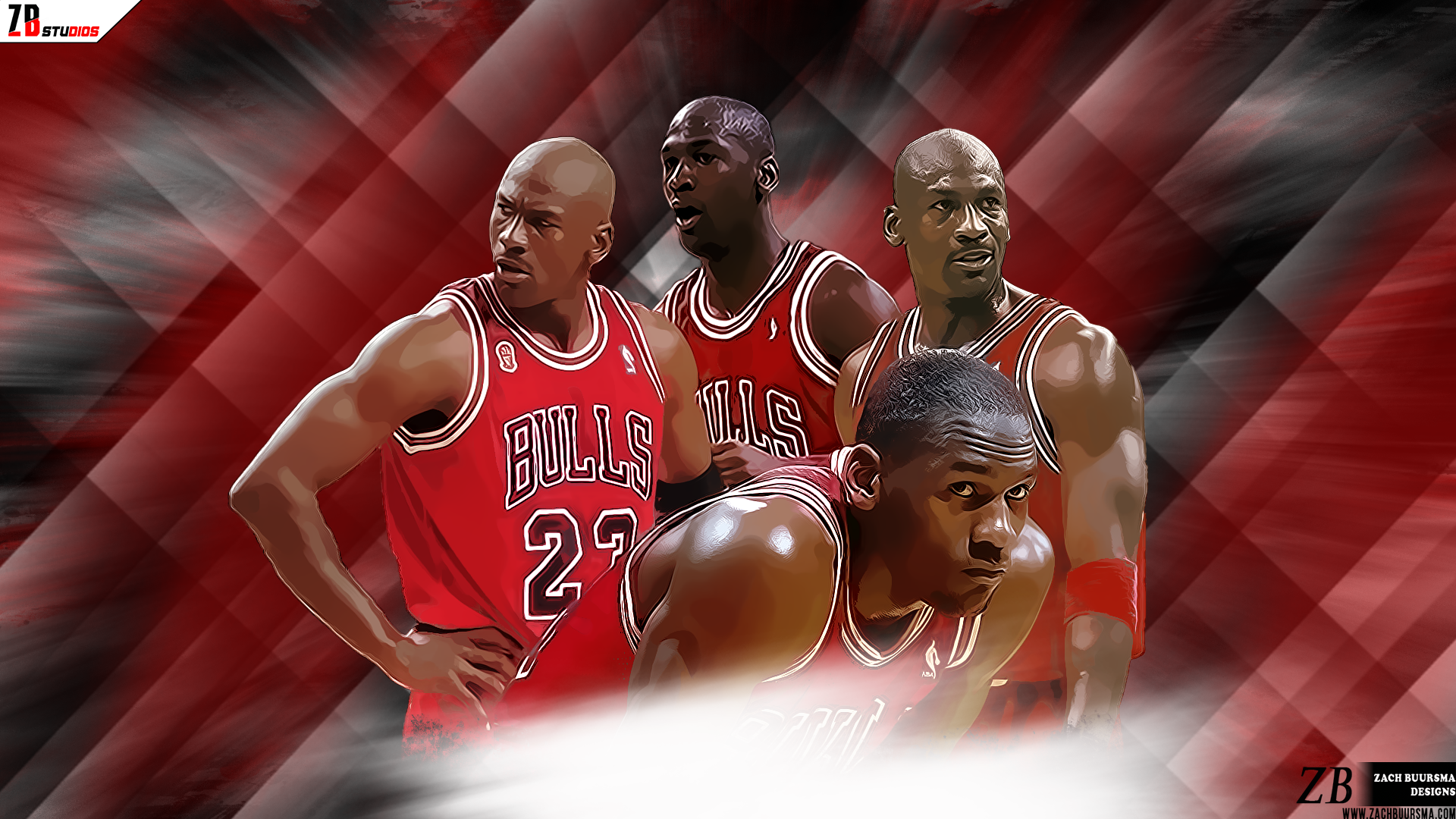 Michael Jordan Wallpaper By Realzbstudios On Deviantart