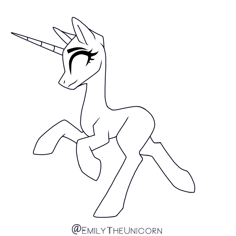 F2U Pony Base by x-EmilyTheUnicorn-x on DeviantArt
