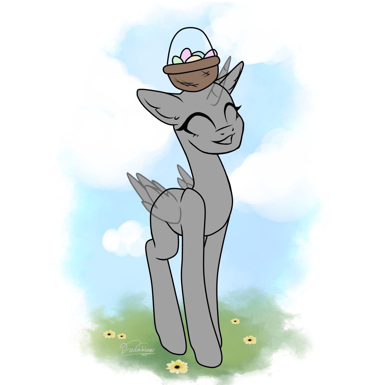 F2U Pony Base - Easter Eggs by x-EmilyTheUnicorn-x on DeviantArt