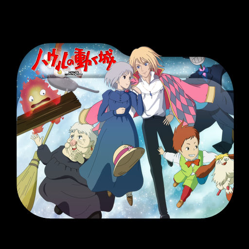 Howl no Ugoku Shiro Folder Icon 002 by LaylaChan1993 on DeviantArt
