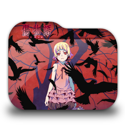 Kizumonogatari I Tekketsu Hen Folder Icon 001 By Laylachan1993 On