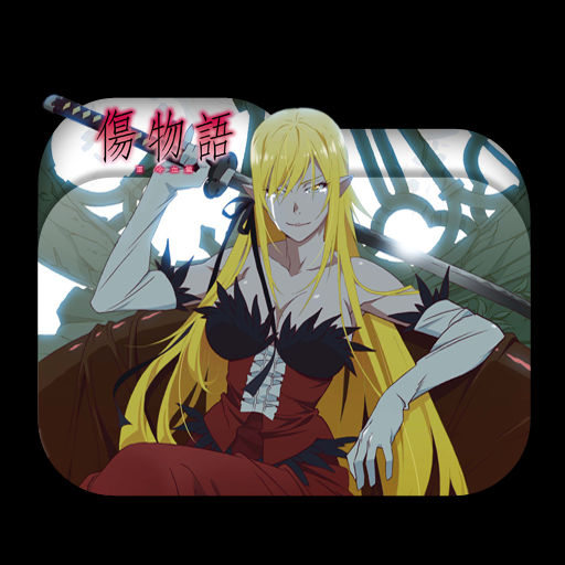 Get Wallpaper Kizumonogatari Iii Reiketsu Hen Folder Icon 001 By Laylachan1993 Free HD