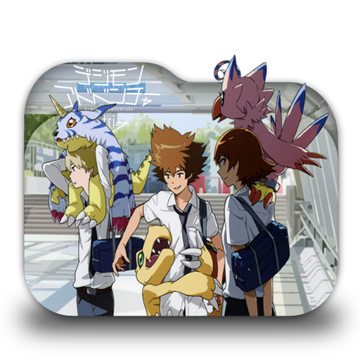 Digimon Adventure : folder icon by tatas18 on DeviantArt