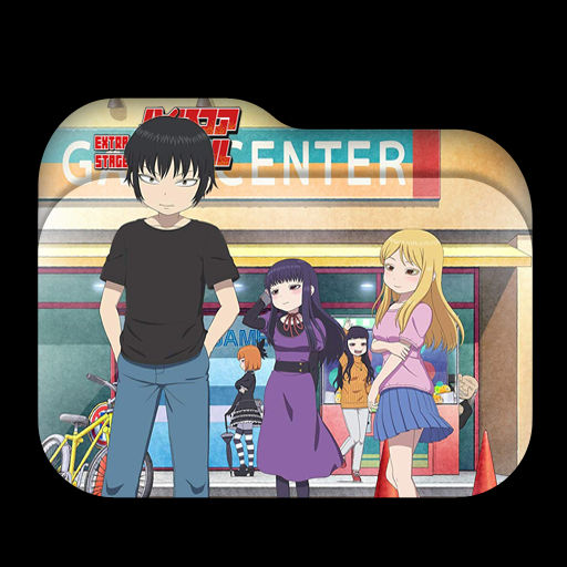 Wallpaper High Score Girl Extra Stage Folder Icon 001 By Laylachan1993 On Deviantart For iPhone