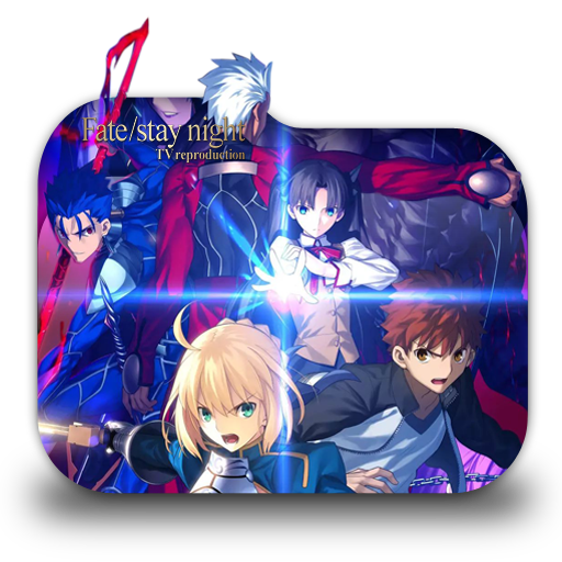 Fate Stay Night Tv Reproduction Folder Icon 001 By Laylachan1993
