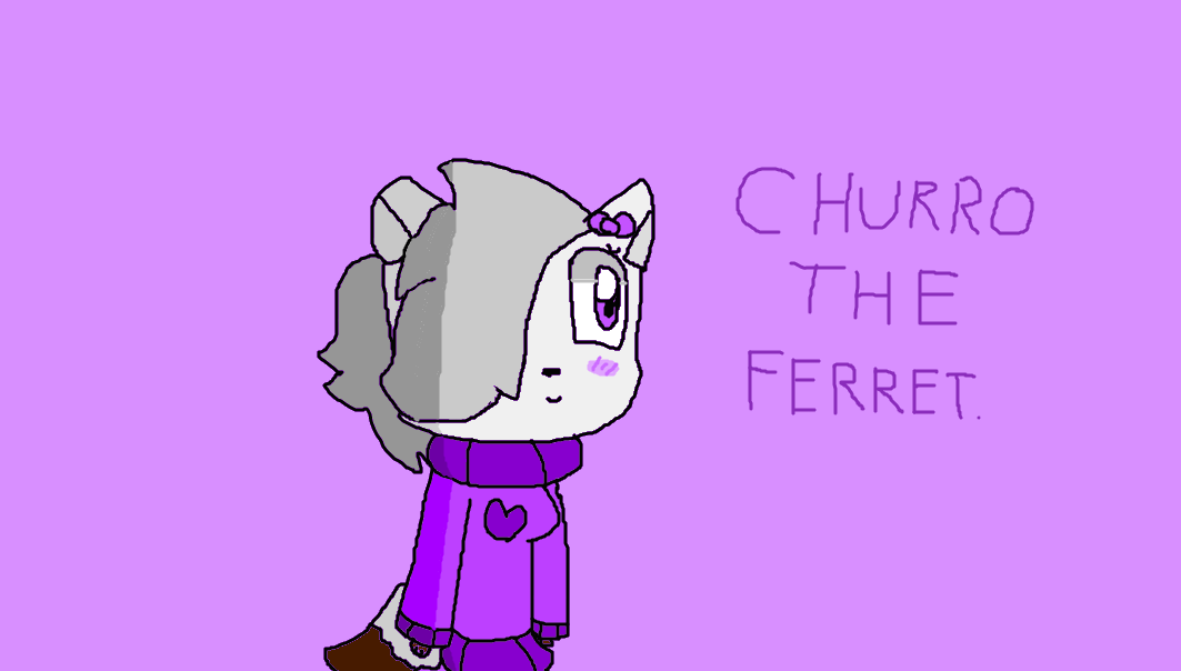 churro the ferret. by jenniferthehuman on DeviantArt