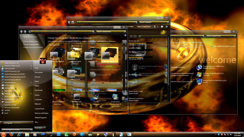 windows 7 themes download