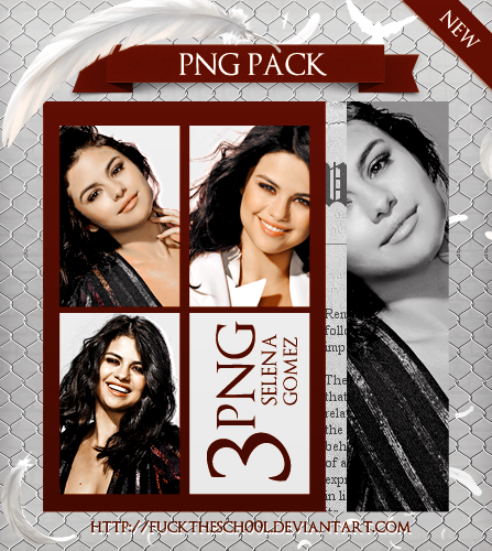 SELENA GOMEZ PNG PACK by Fuckthesch00l on DeviantArt
